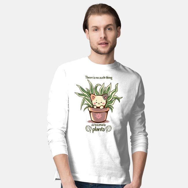 No Such Thing As Too Many Plants-mens long sleeved tee-TechraNova