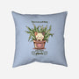 No Such Thing As Too Many Plants-none removable cover w insert throw pillow-TechraNova