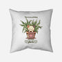 No Such Thing As Too Many Plants-none removable cover w insert throw pillow-TechraNova