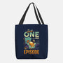 Chonky TV Addict-none basic tote bag-Snouleaf