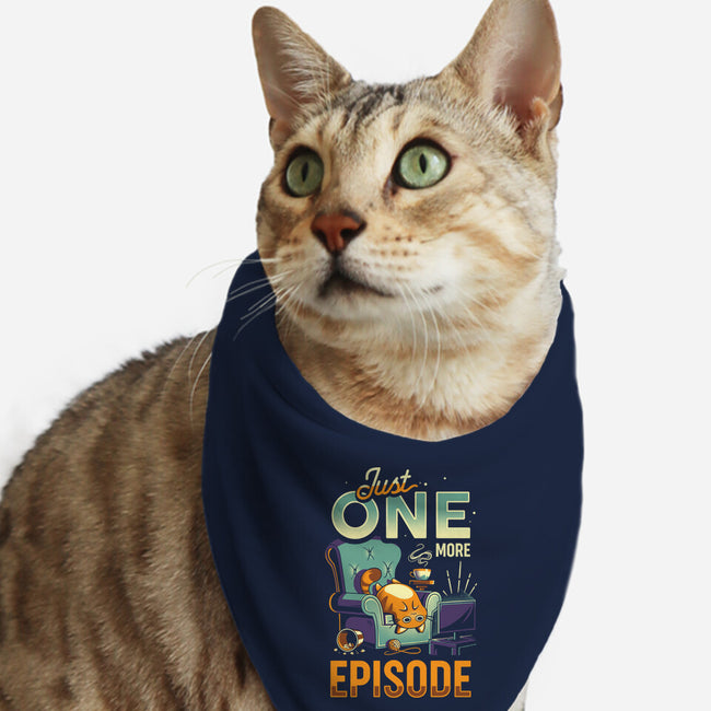 Chonky TV Addict-cat bandana pet collar-Snouleaf