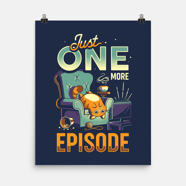 Chonky TV Addict-none matte poster-Snouleaf