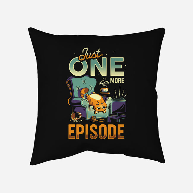 Chonky TV Addict-none removable cover throw pillow-Snouleaf