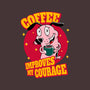 Coffee Improves My Courage-none memory foam bath mat-leepianti