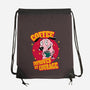 Coffee Improves My Courage-none drawstring bag-leepianti