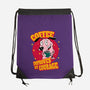 Coffee Improves My Courage-none drawstring bag-leepianti