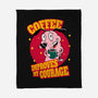 Coffee Improves My Courage-none fleece blanket-leepianti