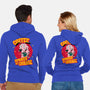Coffee Improves My Courage-unisex zip-up sweatshirt-leepianti