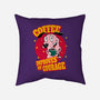 Coffee Improves My Courage-none removable cover w insert throw pillow-leepianti