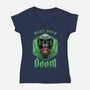 Meet Your Doom-womens v-neck tee-Studio Mootant