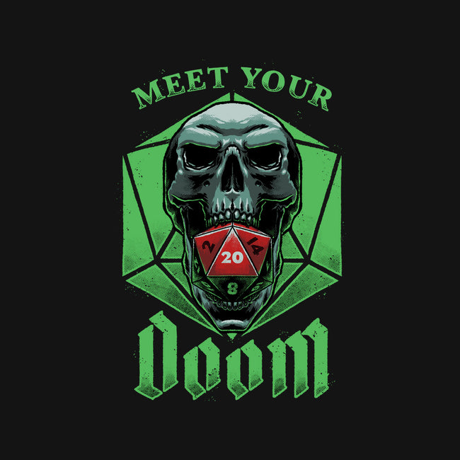 Meet Your Doom-none removable cover w insert throw pillow-Studio Mootant