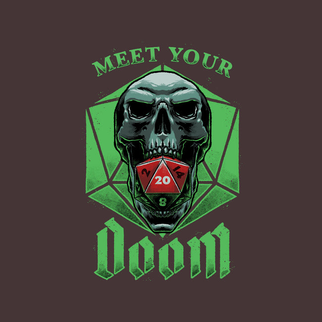 Meet Your Doom-none removable cover w insert throw pillow-Studio Mootant