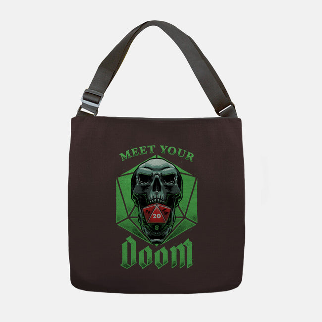 Meet Your Doom-none adjustable tote bag-Studio Mootant