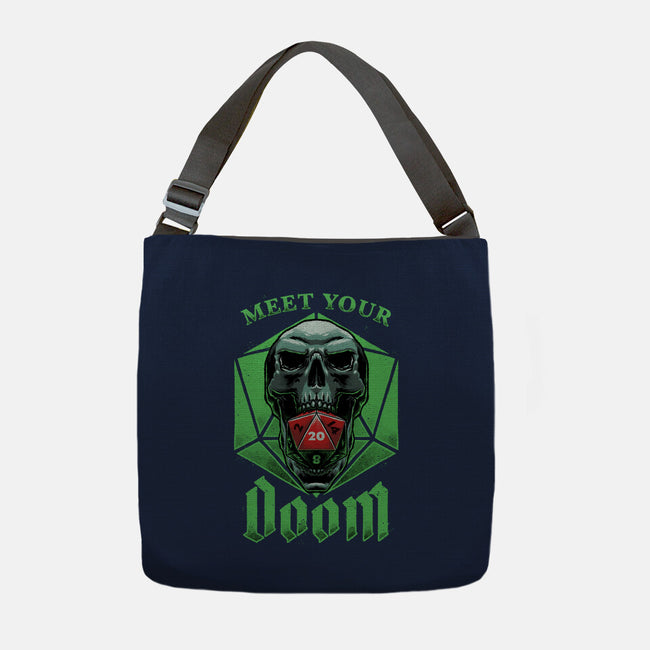 Meet Your Doom-none adjustable tote bag-Studio Mootant
