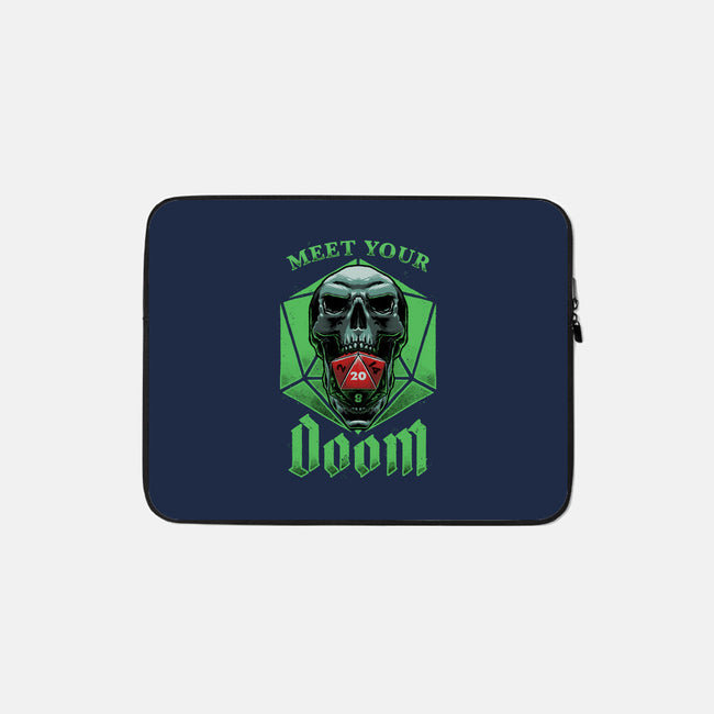 Meet Your Doom-none zippered laptop sleeve-Studio Mootant