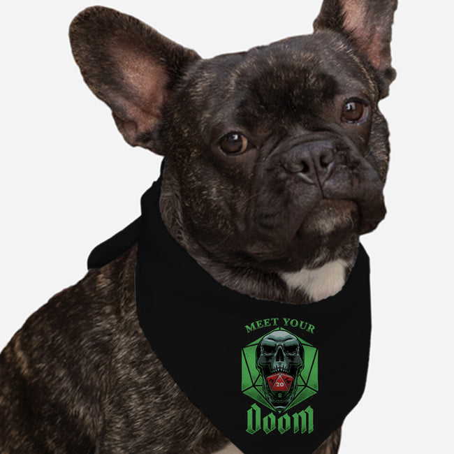Meet Your Doom-dog bandana pet collar-Studio Mootant