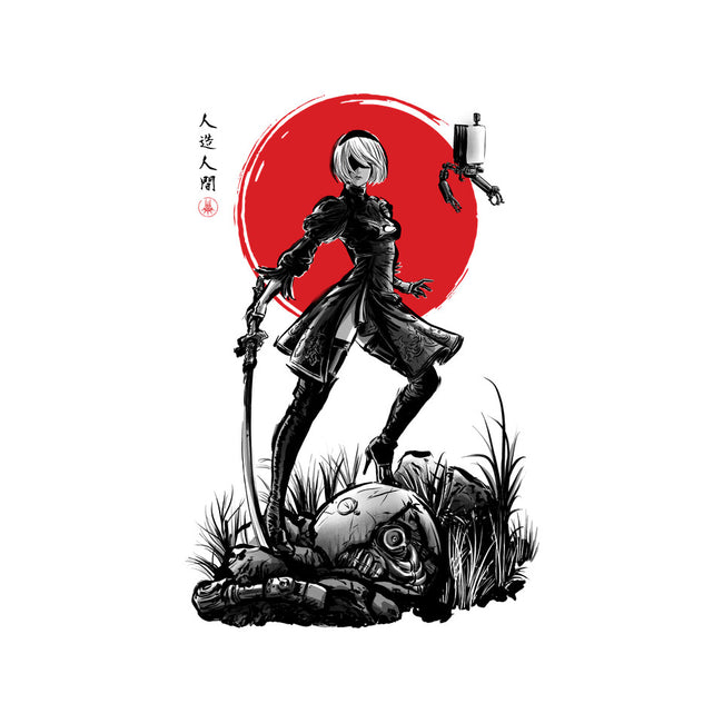 Battle Android Under The Sun-womens fitted tee-ddjvigo