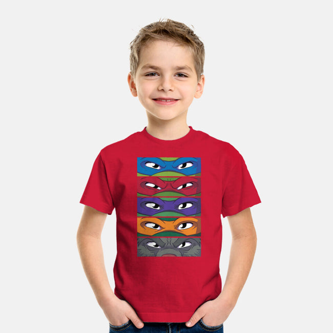 TMNT Eyes-youth basic tee-danielmorris1993