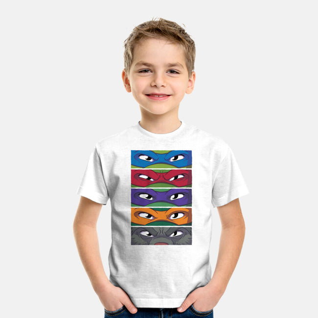 TMNT Eyes-youth basic tee-danielmorris1993