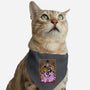 Crazy Scientist-cat adjustable pet collar-alanside
