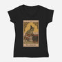 The Magician Tarot-womens v-neck tee-Thiago Correa