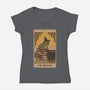 The Magician Tarot-womens v-neck tee-Thiago Correa