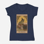 The Magician Tarot-womens v-neck tee-Thiago Correa