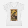 The Magician Tarot-womens v-neck tee-Thiago Correa