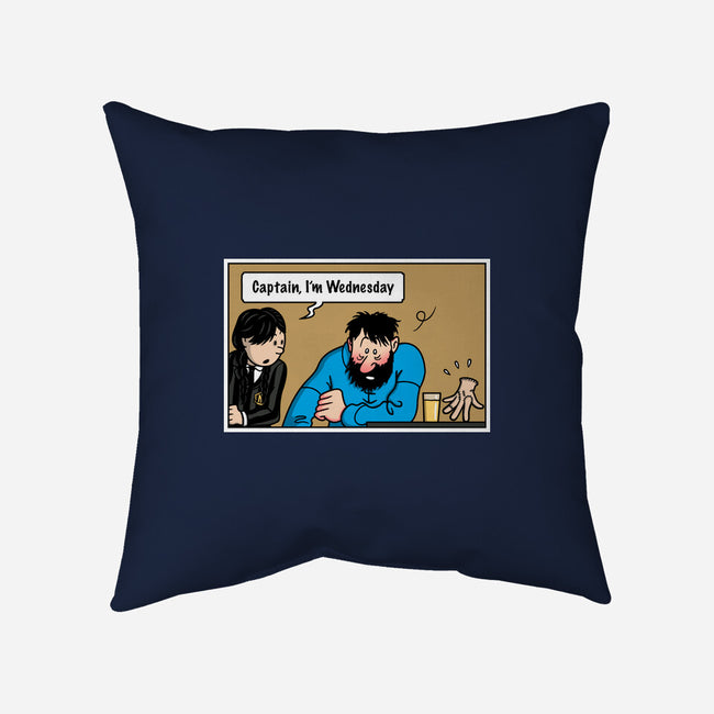 Wednesday Meme-none removable cover throw pillow-Raffiti