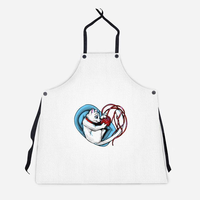 Cat Love-unisex kitchen apron-ellr