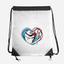 Cat Love-none drawstring bag-ellr