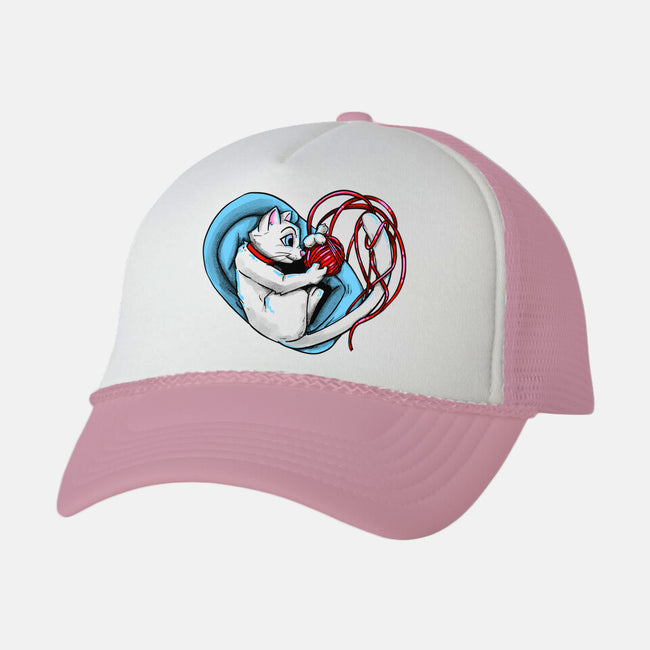 Cat Love-unisex trucker hat-ellr