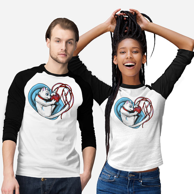 Cat Love-unisex baseball tee-ellr