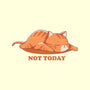 Not Happening Today-none removable cover w insert throw pillow-fanfreak1