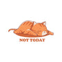 Not Happening Today-womens fitted tee-fanfreak1
