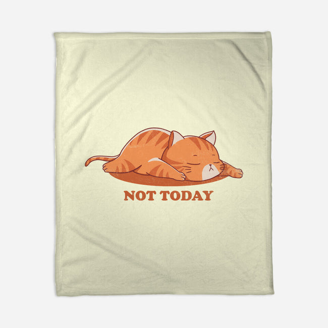 Not Happening Today-none fleece blanket-fanfreak1