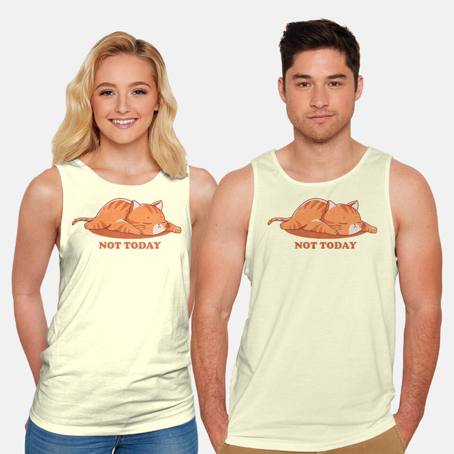Not Happening Today-unisex basic tank-fanfreak1