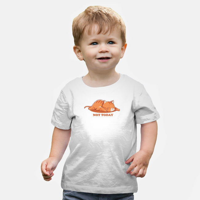 Not Happening Today-baby basic tee-fanfreak1