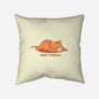 Not Happening Today-none removable cover w insert throw pillow-fanfreak1