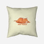 Not Happening Today-none removable cover throw pillow-fanfreak1