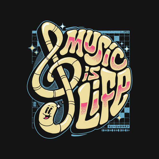 Music Is Life-none stretched canvas-StudioM6