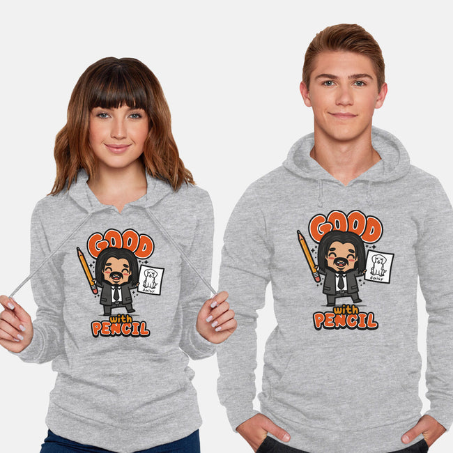 Good With Pencil-unisex pullover sweatshirt-Boggs Nicolas