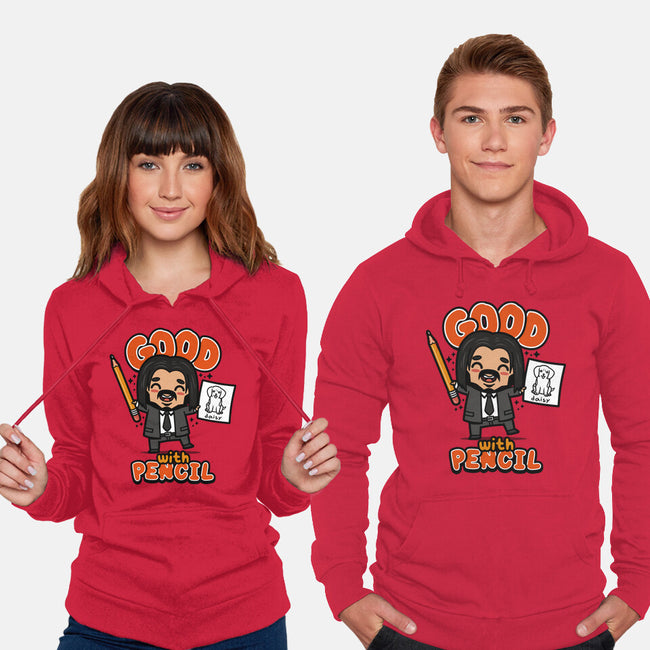 Good With Pencil-unisex pullover sweatshirt-Boggs Nicolas