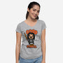 Good With Pencil-womens v-neck tee-Boggs Nicolas