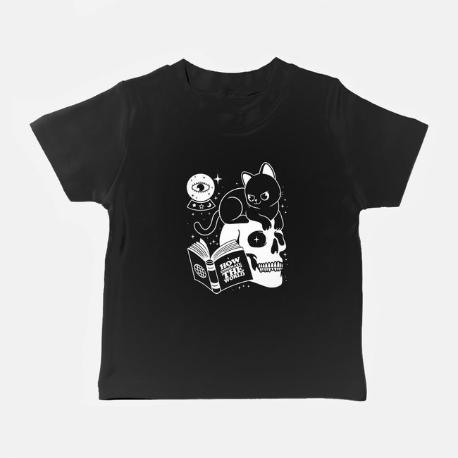 Cat Dominate-baby basic tee-Eoli Studio