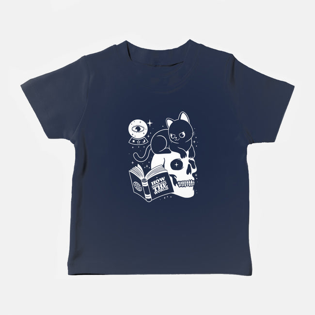 Cat Dominate-baby basic tee-Eoli Studio