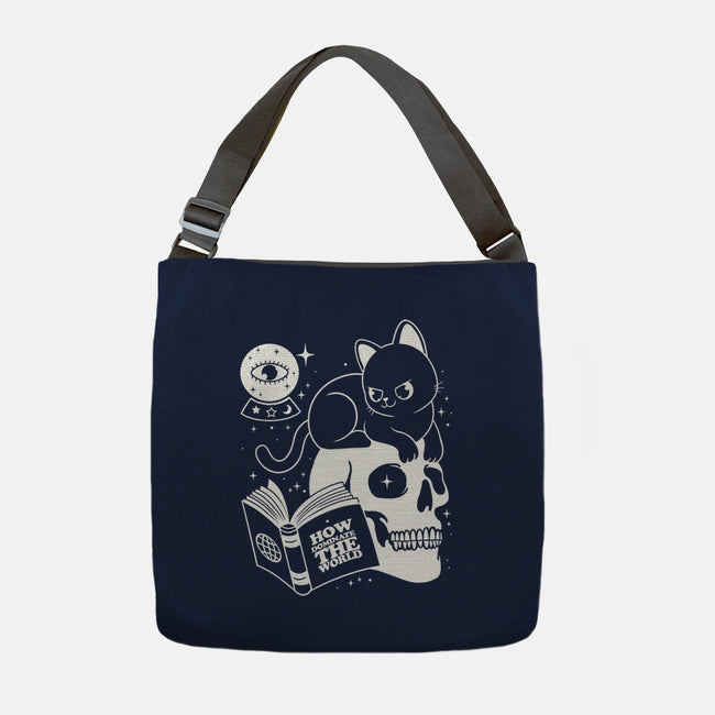 Cat Dominate-none adjustable tote bag-Eoli Studio