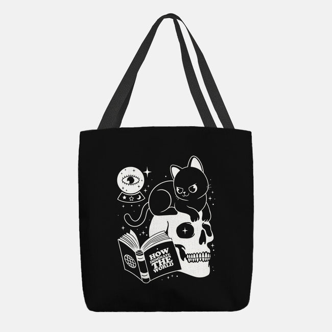 Cat Dominate-none basic tote bag-Eoli Studio