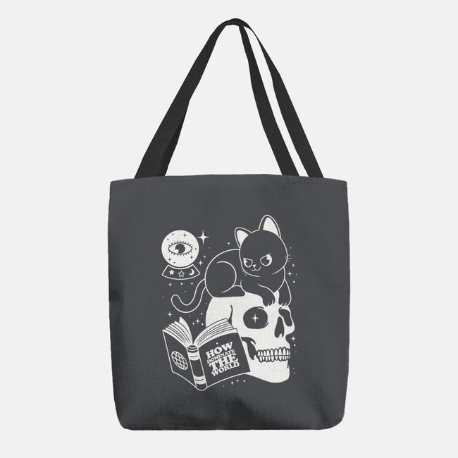 Cat Dominate-none basic tote bag-Eoli Studio