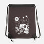 Cat Dominate-none drawstring bag-Eoli Studio